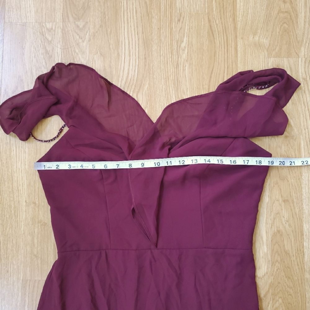 Levkoff Flutter Sleeve Chiffon Gown - [Size 12 In… - image 8